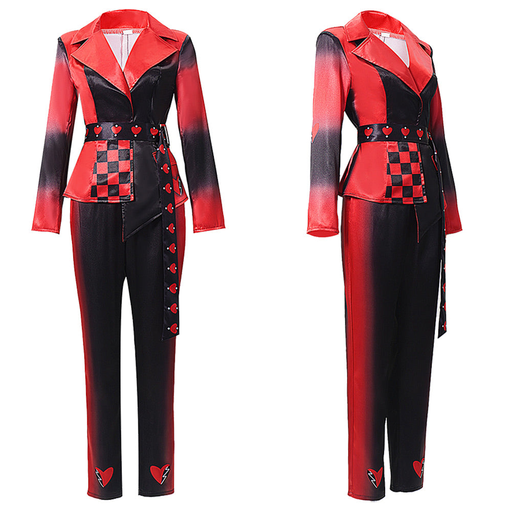 Red rot schwarz Kostüm Set Descendants: Wicked Wonderland Red Cosplay Outfit