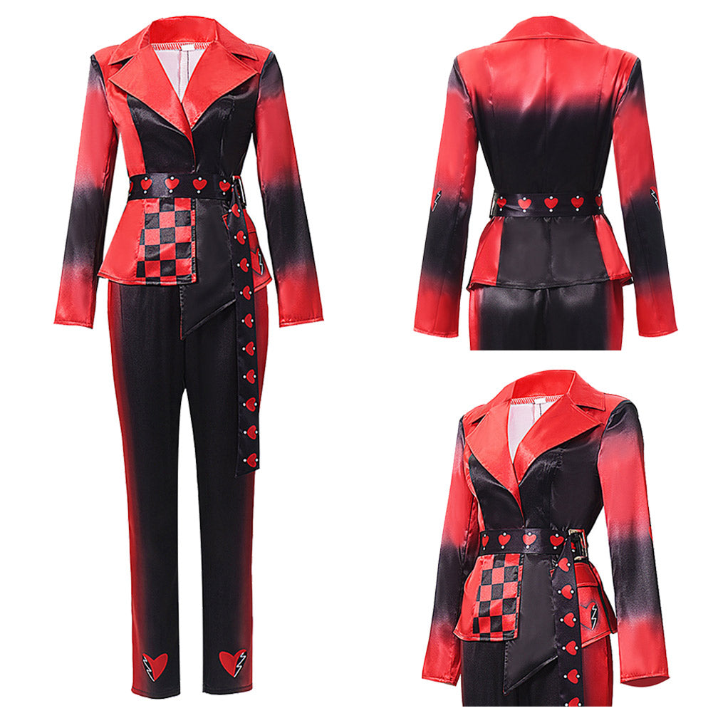 Red rot schwarz Kostüm Set Descendants: Wicked Wonderland Red Cosplay Outfit