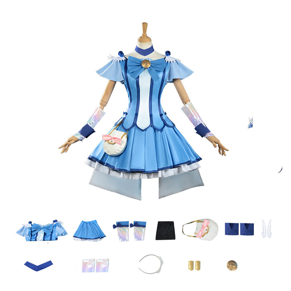 Reika Aoki blau Kostüm Pretty Cure Reika Cosplay Outfit
