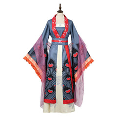 Reirin Kou Hanfu Though I Am an Inept Villainess Reirin Cosplay Kostüm