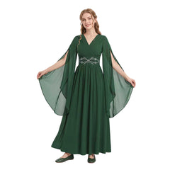 Renaissancerobe Mittelalterkleid  Hexe Renaissance Gewand Halloween Karneval Kostüm