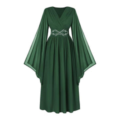 Renaissancerobe Mittelalterkleid  Hexe Renaissance Gewand Halloween Karneval Kostüm