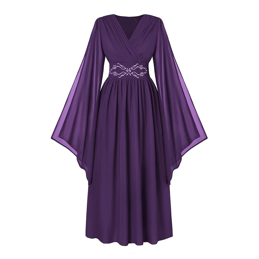 Renaissancerobe Mittelalterkleid  Hexe Renaissance Gewand Halloween Karneval Kostüm