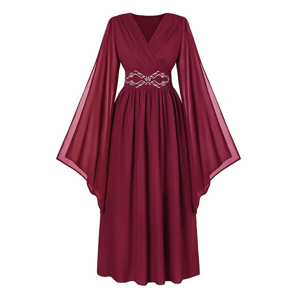 Renaissancerobe Mittelalterkleid  Hexe Renaissance Gewand Halloween Karneval Kostüm