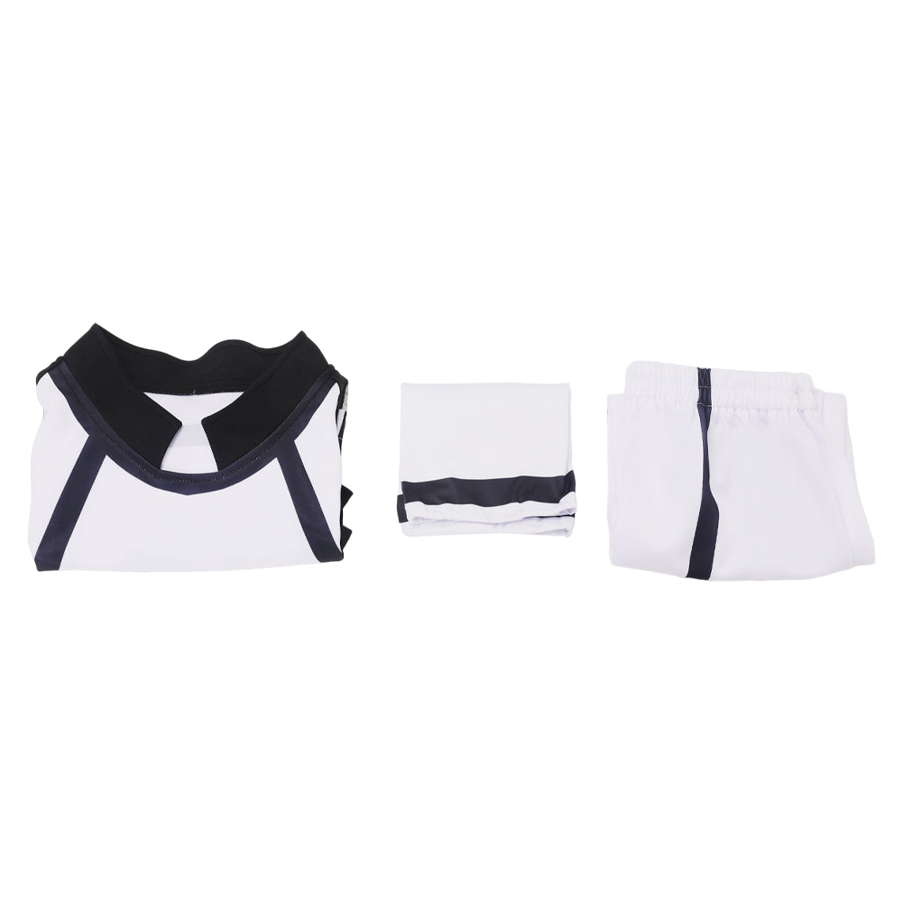 Reo Mikage BLUE LOCK Weiß Team Uniform Cosplay Kostüm Set