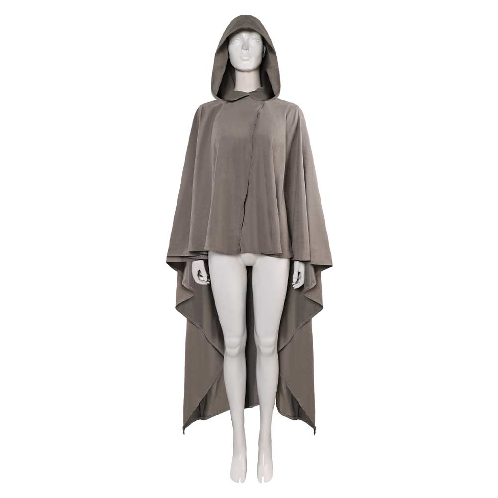Rey grau Umhang Set Krieg der Sterne Rey Cosplay Outfits