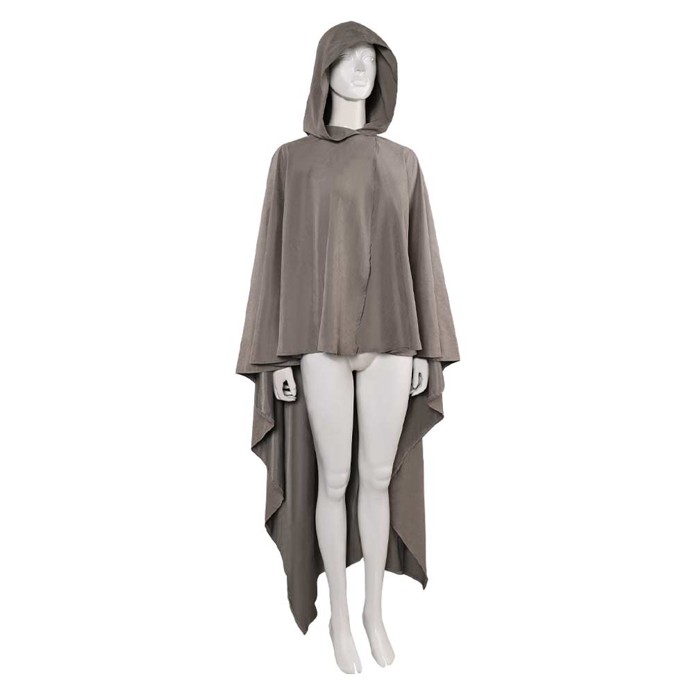 Rey grau Umhang Set Krieg der Sterne Rey Cosplay Outfits