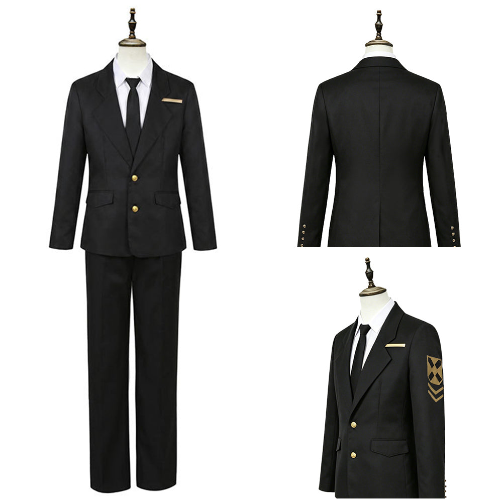 Rien schwarz Anzug Limbus Company Rien Cosplay Outfit