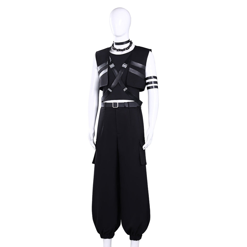 Rintaro Kai black Outfit Tamon‘s B-Side Rintaro Cosplay Kostüm