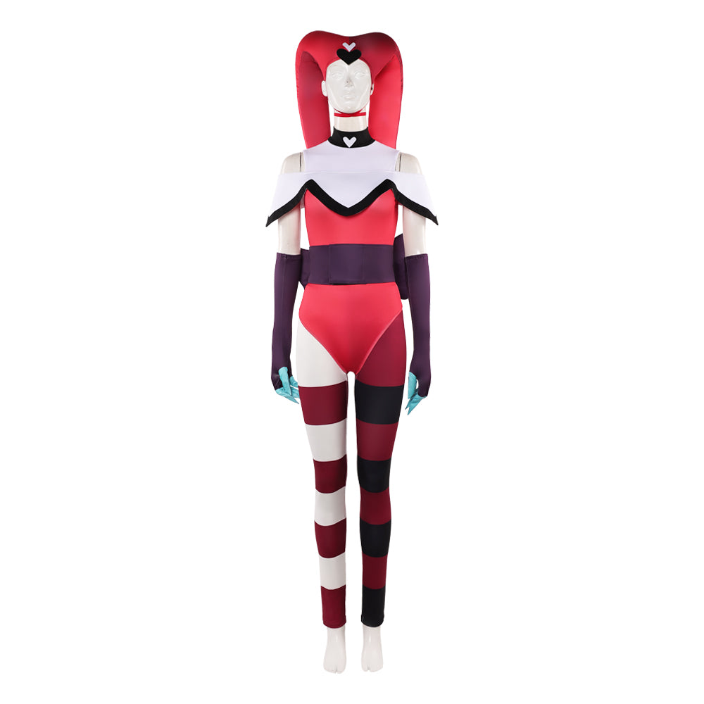 Robo Fizz Kitty rot Kostüm Hazbin Hotel Kitty Cosplay Outfit