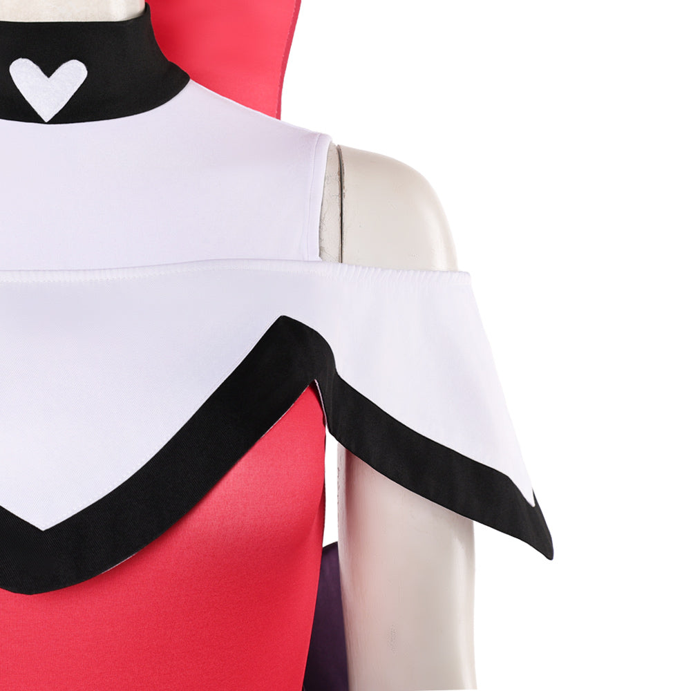 Robo Fizz Kitty rot Kostüm Hazbin Hotel Kitty Cosplay Outfit