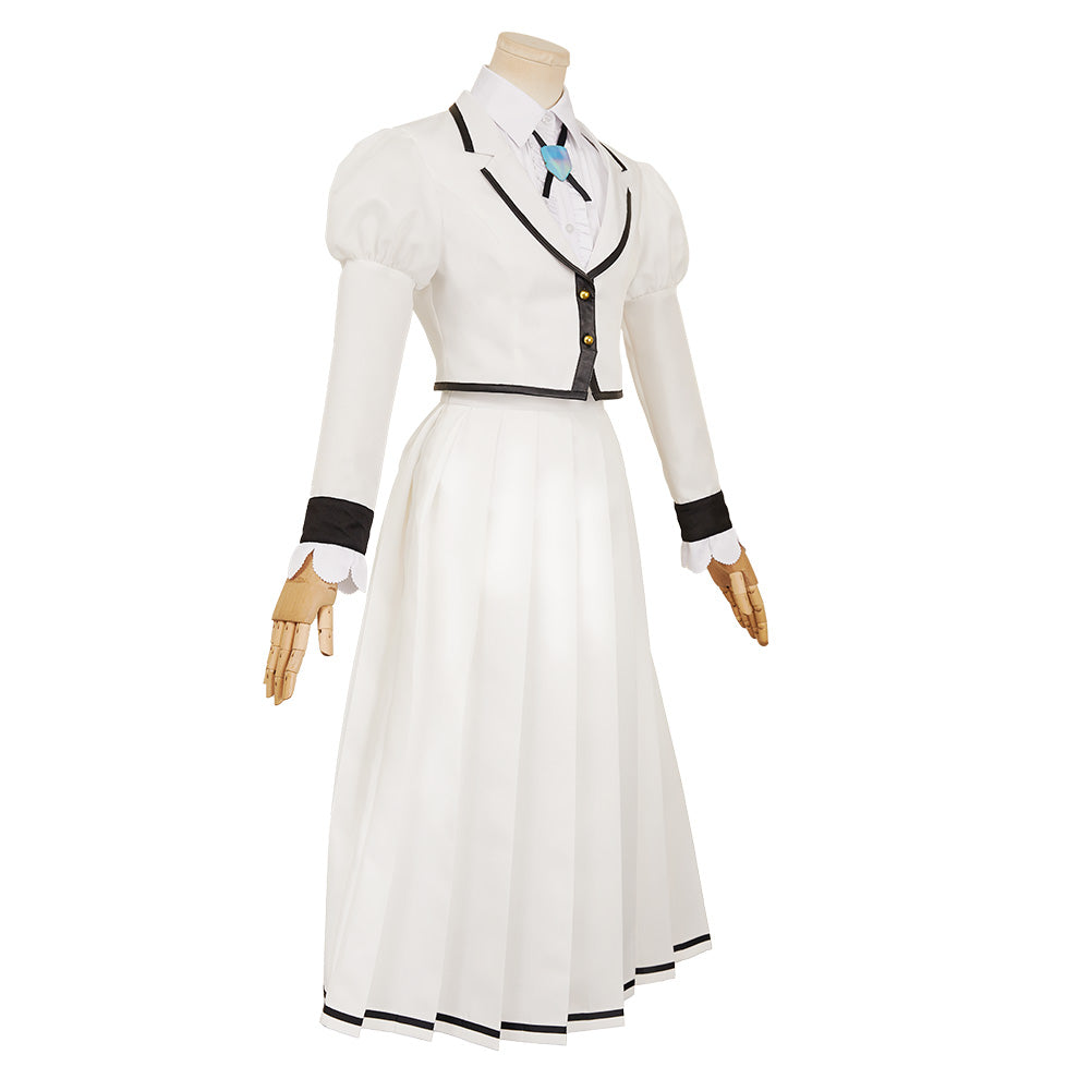 Rock Is a Lady‘s Modesty 2025 Lilisa Suzunomiya weiß Uniform Cosplay Outfits