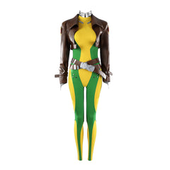 Rogue grün gelb Kostüm Set X-men Rogue Cosplay Outfit