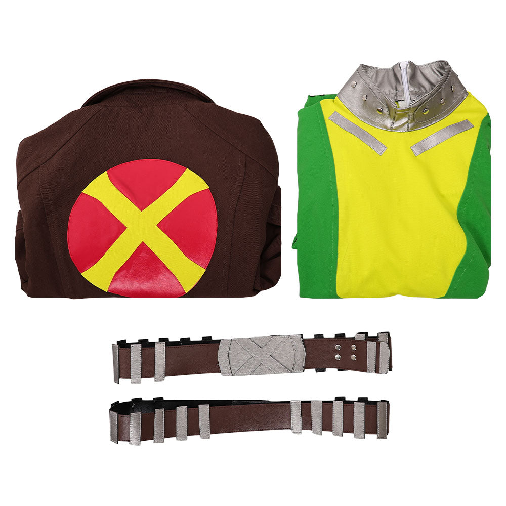 Rogue Marvel Rivals Mrs. X gelb Jumpsuit Cosplay Kostüm