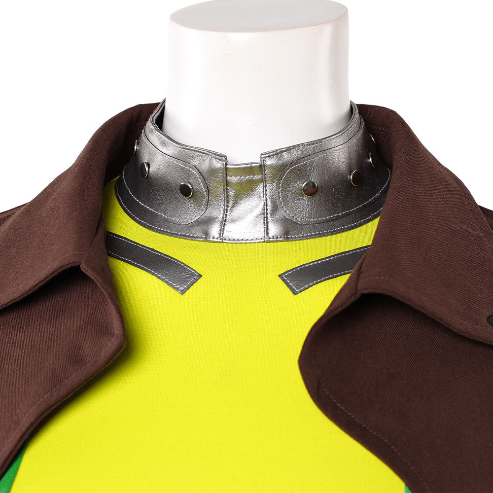 Rogue Marvel Rivals Mrs. X gelb Jumpsuit Cosplay Kostüm