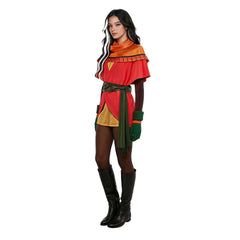 Rogue rot Kostüm Set X-Men '97 Rogue Cosplay Outfit