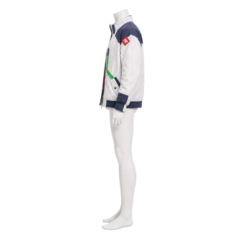 Roman Carax beige Kostüm Set Cyberpunk: Edgerunners 2 Roman Carax Cosplay Outfit