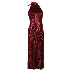 Rooney rot Kleid Ballerina (2025 film) Eve Macarro Cosplay Outfits