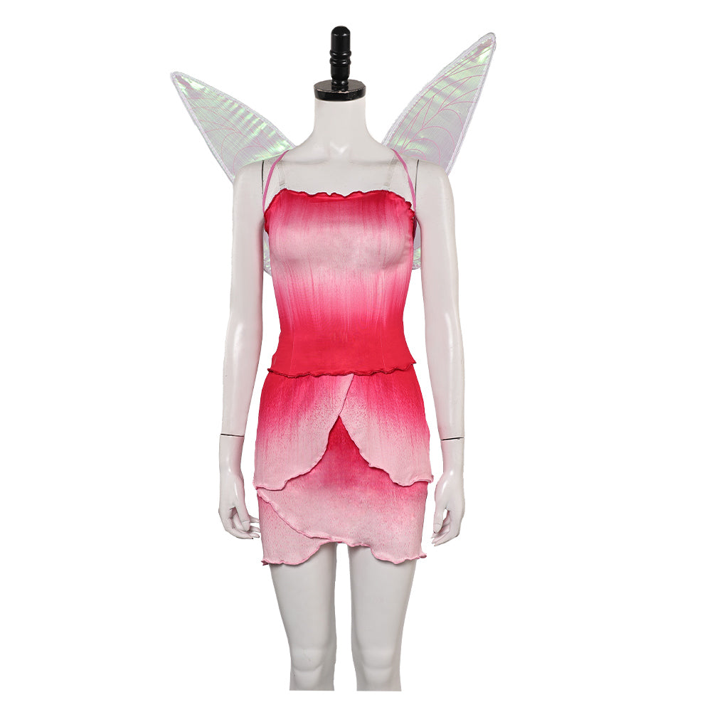 Rosetta Kleid Tinkerbell Rosetta rosa Cosplay Kostüm