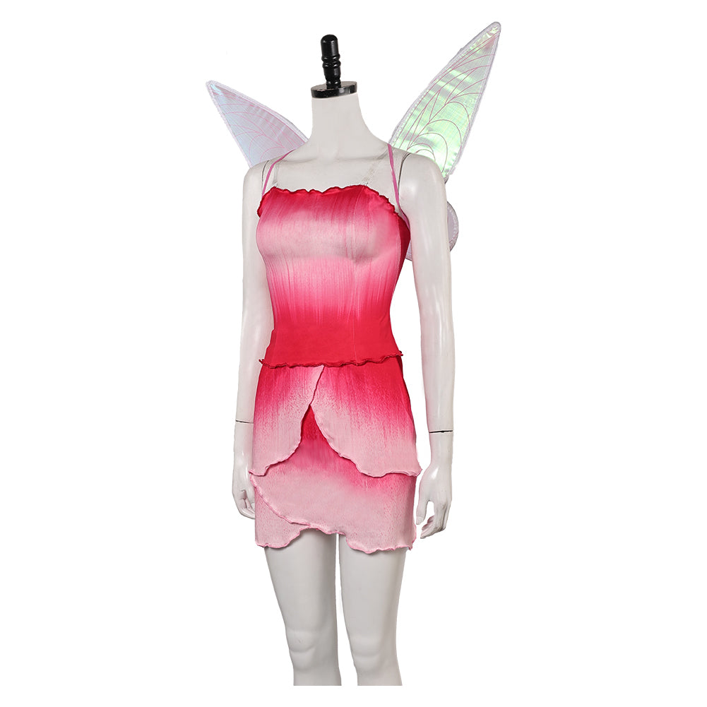 Rosetta Kleid Tinkerbell Rosetta rosa Cosplay Kostüm