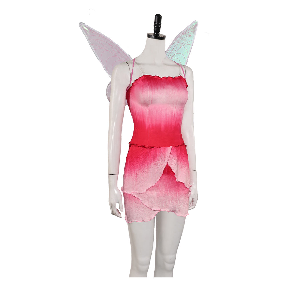 Rosetta Kleid Tinkerbell Rosetta rosa Cosplay Kostüm