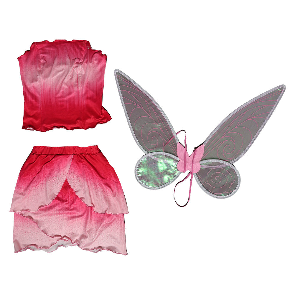 Rosetta Kleid Tinkerbell Rosetta rosa Cosplay Kostüm