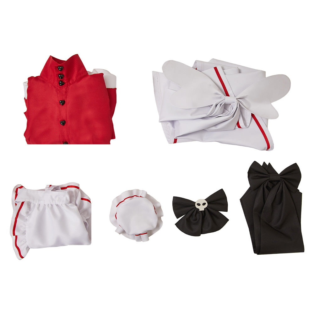 Rosie Hellaverse Diesntmädchen Outfit Hazbin Hotel 2025 Auntie Rosie Cosplay Kostüm