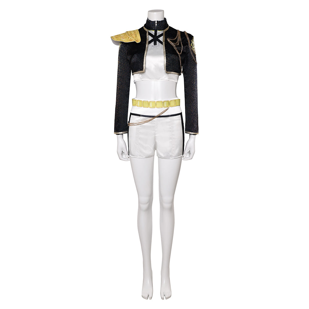 Rumi Golden Outfits KPOP Demon Hunters Girls Group Rumi Cosplay Kostüm
