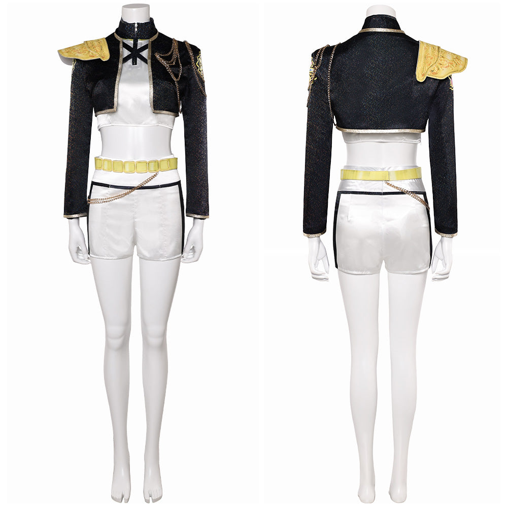 Rumi Golden Outfits KPOP Demon Hunters Girls Group Rumi Cosplay Kostüm