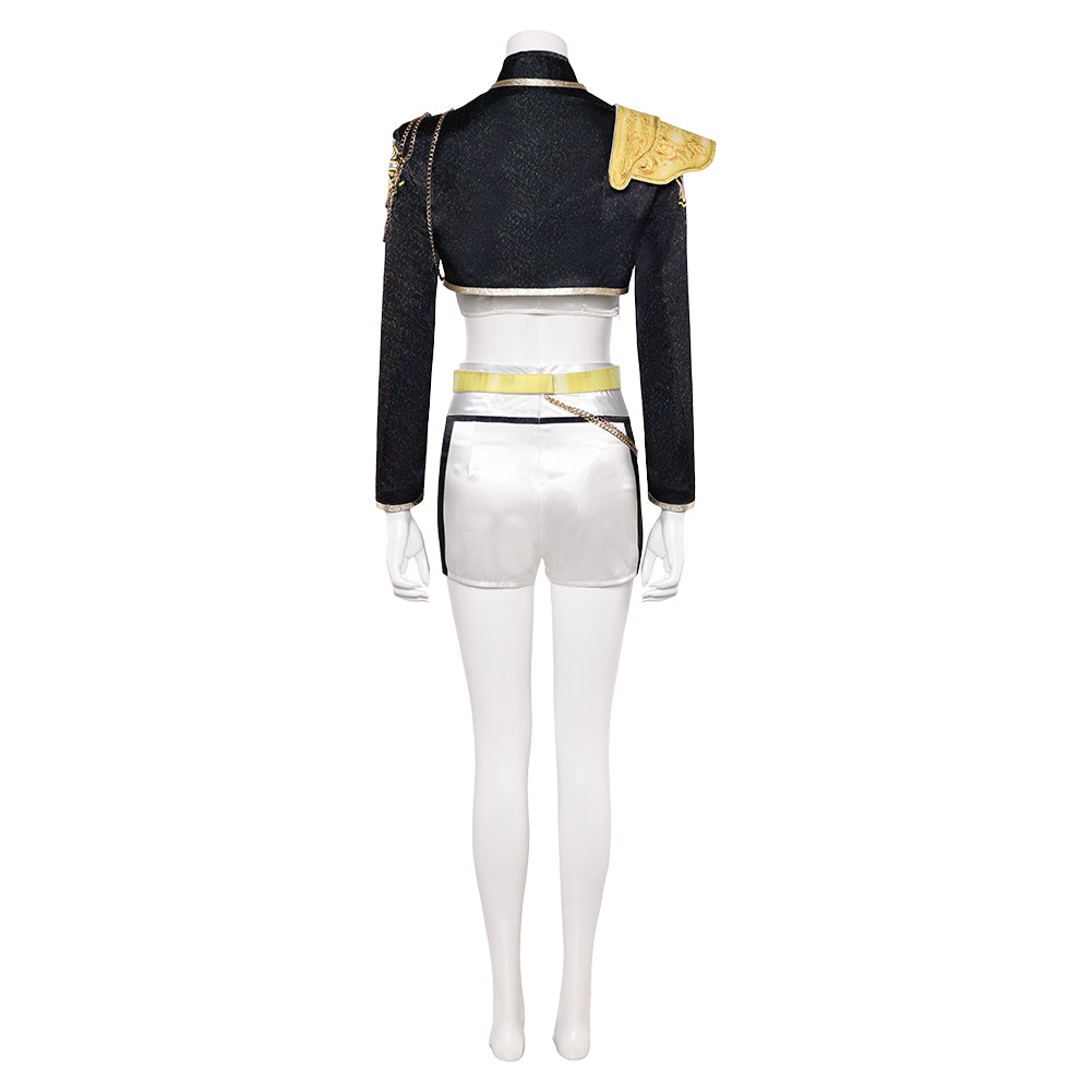 Rumi Golden Outfits KPOP Demon Hunters Girls Group Rumi Cosplay Kostüm