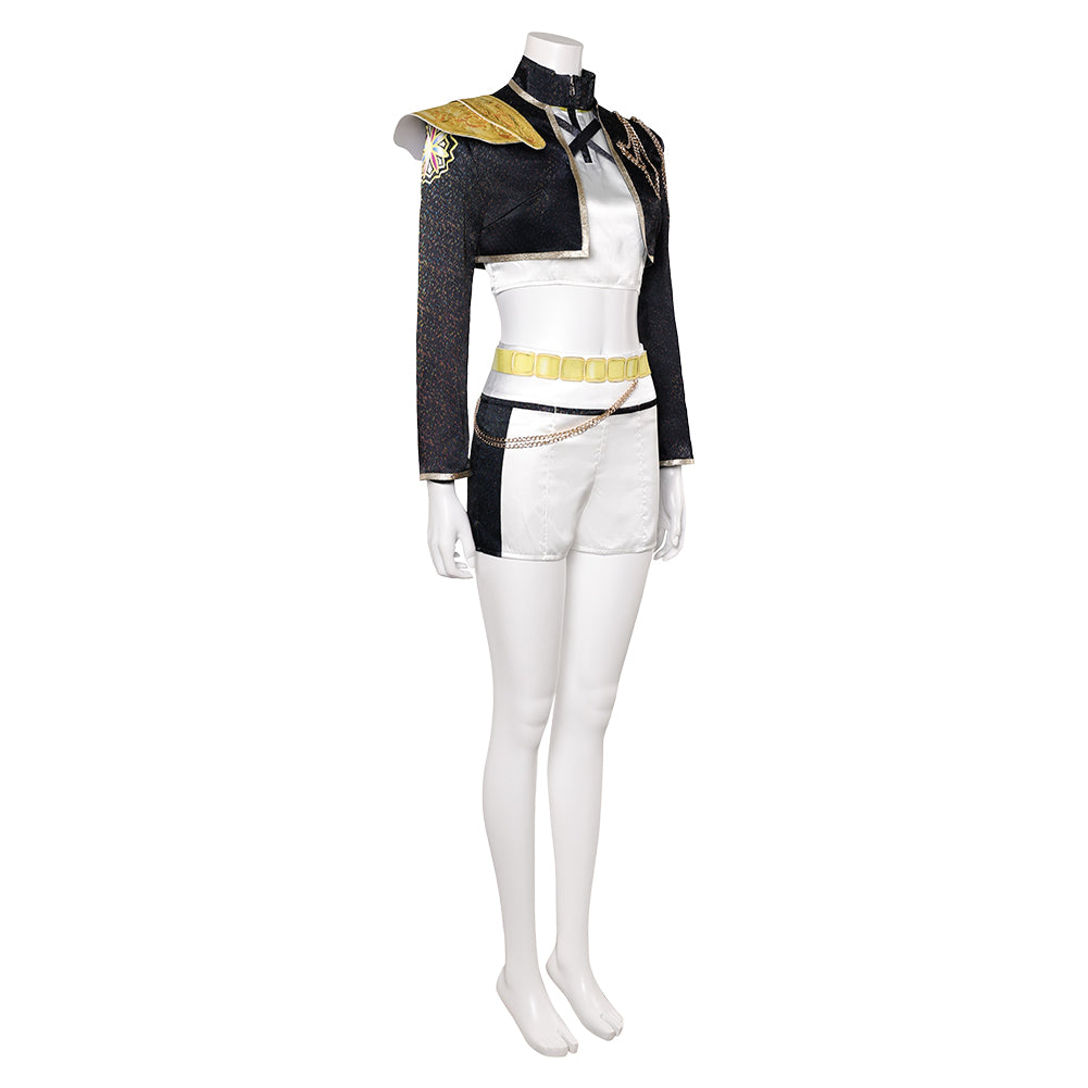 Rumi Golden Outfits KPOP Demon Hunters Girls Group Rumi Cosplay Kostüm