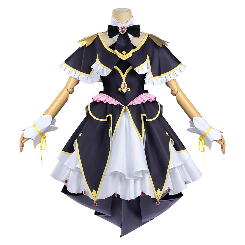 Ruruka Moria schwarz Kostüm Set Star Detective Pretty Cure! Ruruka Moria Cosplay Outfit
