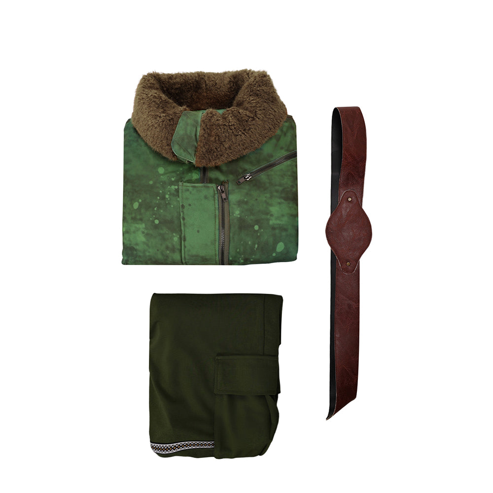 Ruthye Marye Knoll grün Kostüm Set Supergirl Knoll Cosplay Outfit