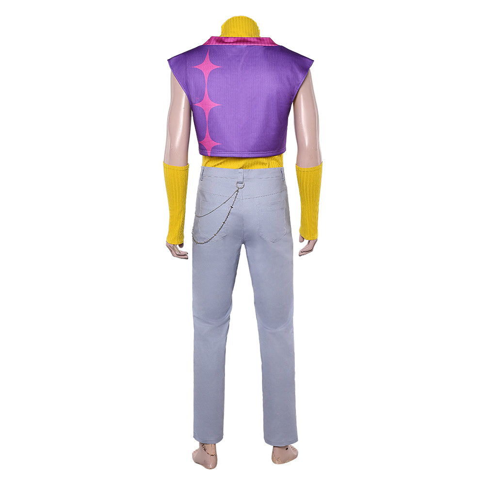 Saja Boys Mystery Saja lila Outfits Cosplay K-Pop: Demon Hunters Mystery Cosplay Kostüm