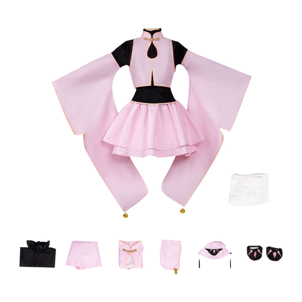 Sakura Kinomoto rosa Kostüm Set Cardcaptor Sakura Sakura Kinomoto Cosplay Outfit