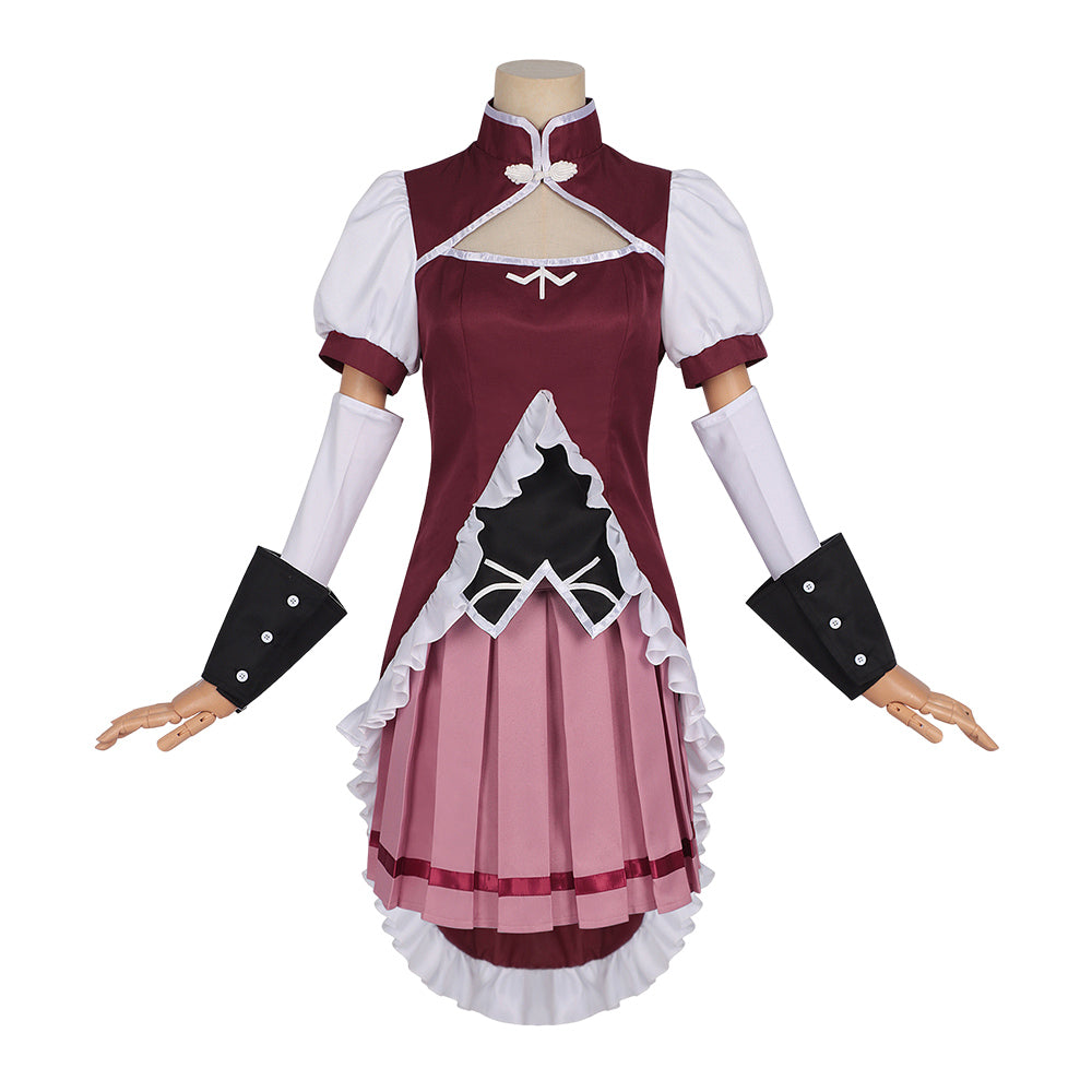 Sakura Kyōko rosa Kostüm Set Puella Magi Madoka Magica Sakura Kyōko Cosplay Outfit