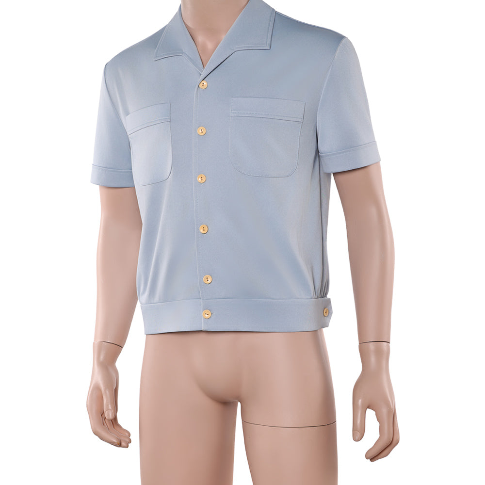 Sanji One Piece Film Red grau Shirt Black Leg Cosplay Outfit