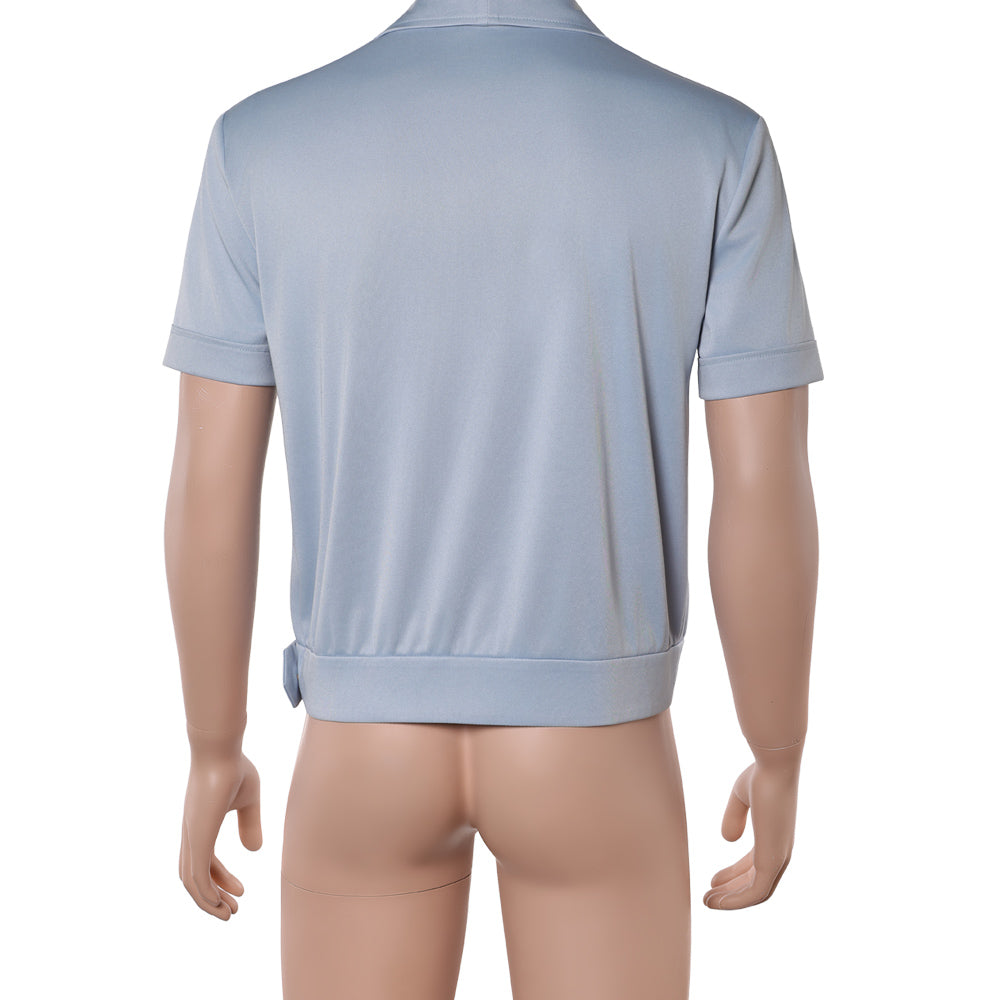 Sanji One Piece Film Red grau Shirt Black Leg Cosplay Outfit