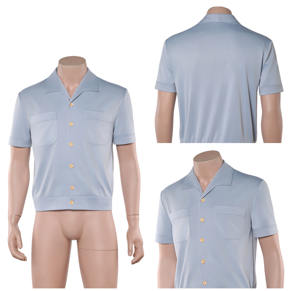 Sanji One Piece Film Red grau Shirt Black Leg Cosplay Outfit