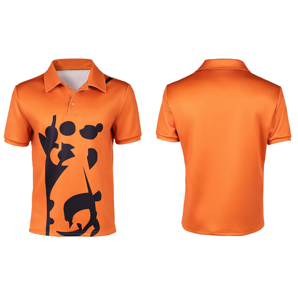 Sanji orange Shirt One Piece Sanji Cosplay Outfit