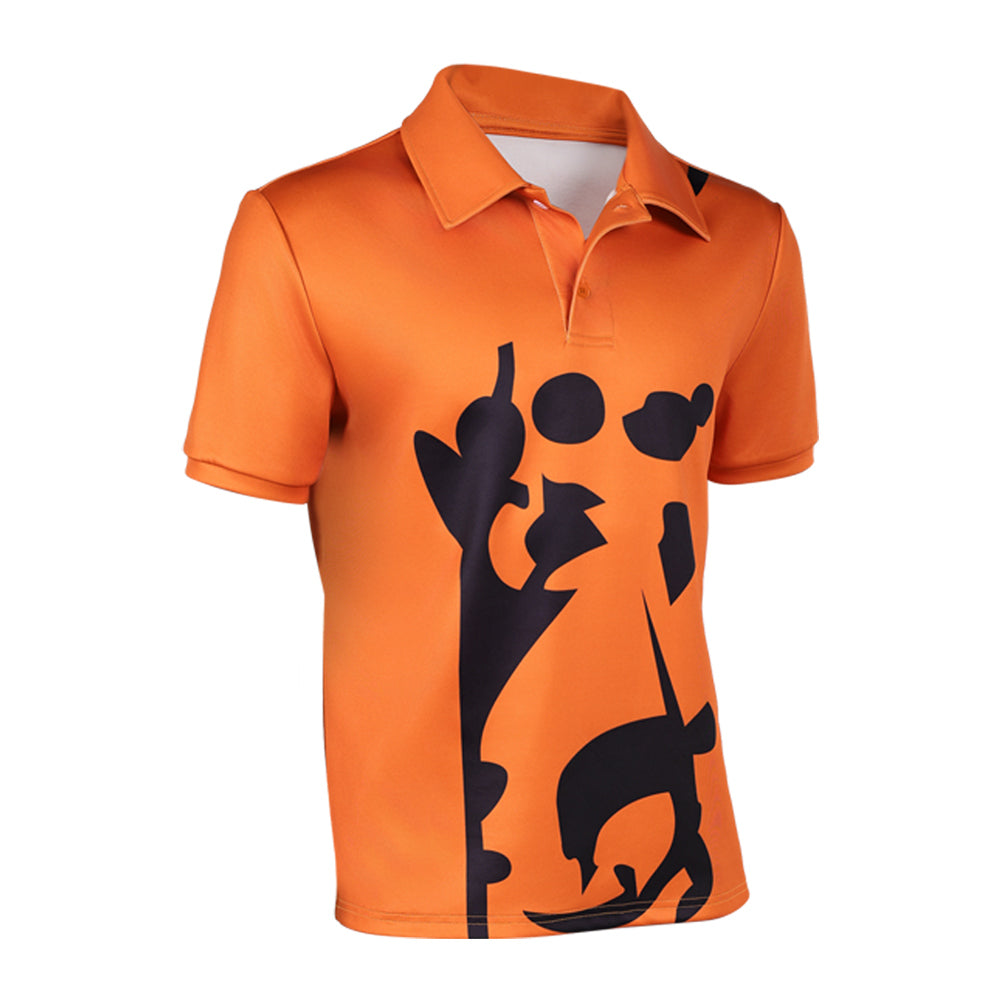 Sanji orange Shirt One Piece Sanji Cosplay Outfit
