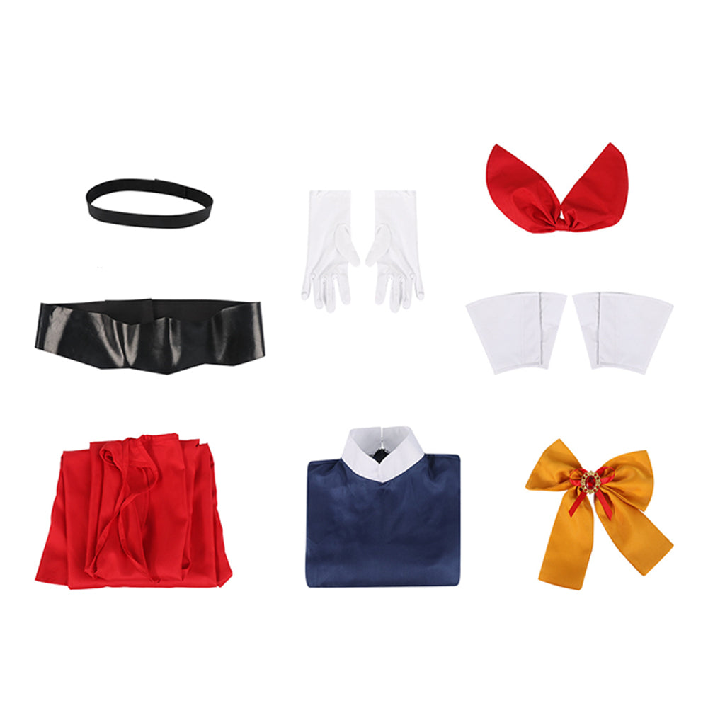 ​Sapphire blau Kostüm Set The Ribbon Hero Sapphire Cosplay Outfit