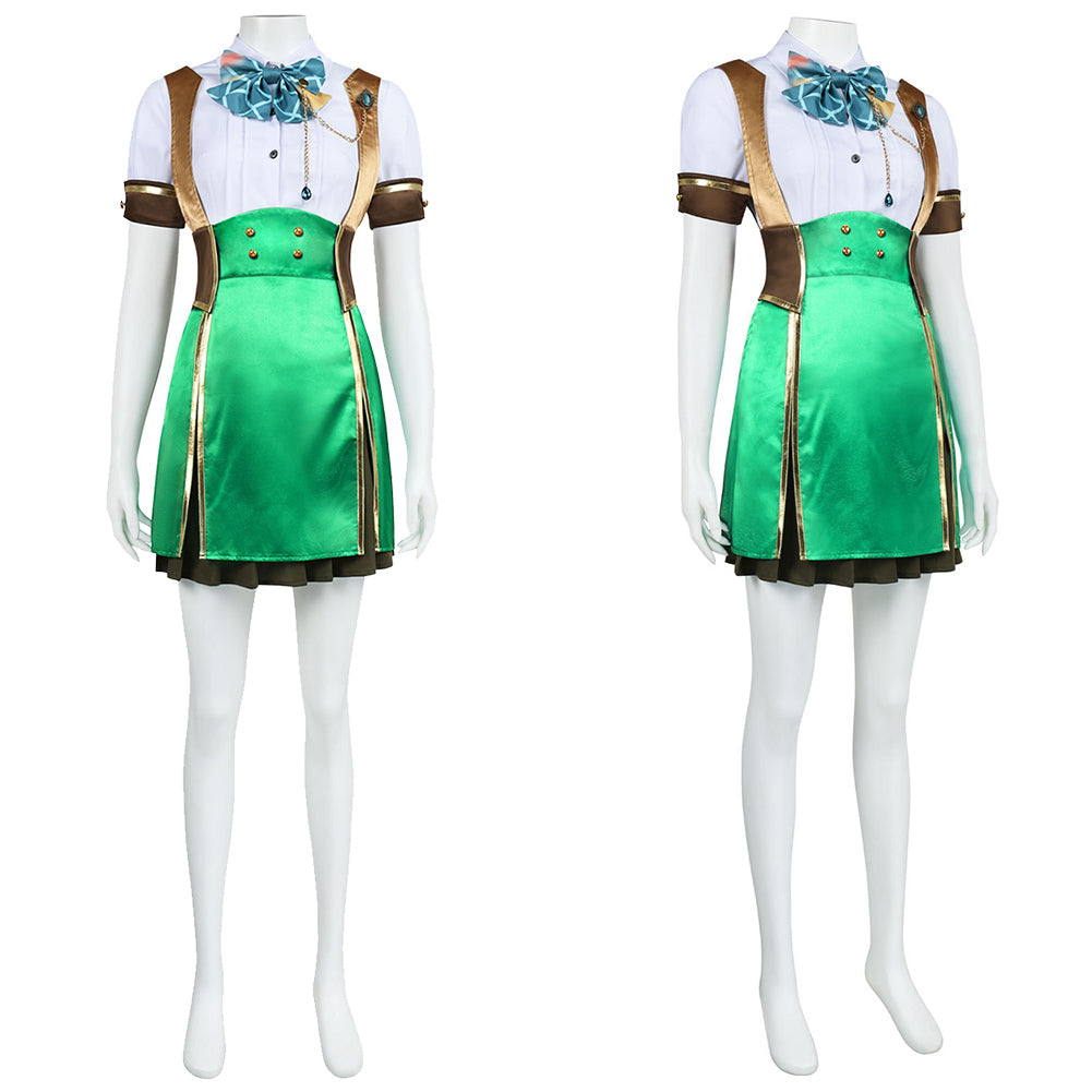 Sarah grün Kostüm Set Isekai: Slow Life Sarah Cosplay Outfit