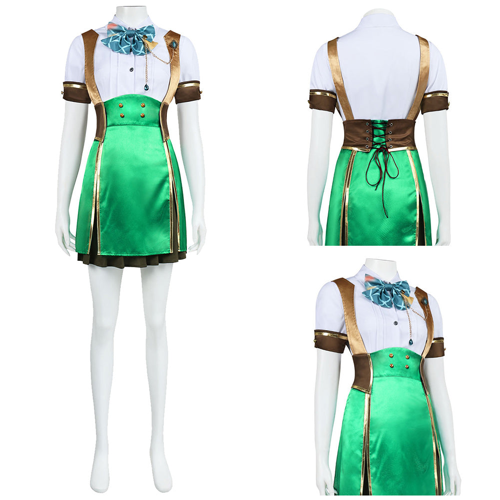 Sarah grün Kostüm Set Isekai: Slow Life Sarah Cosplay Outfit