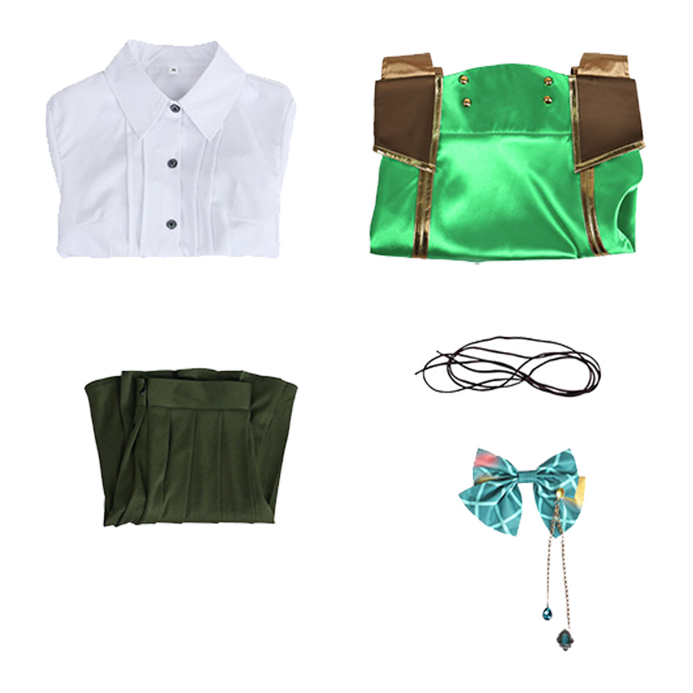 Sarah grün Kostüm Set Isekai: Slow Life Sarah Cosplay Outfit