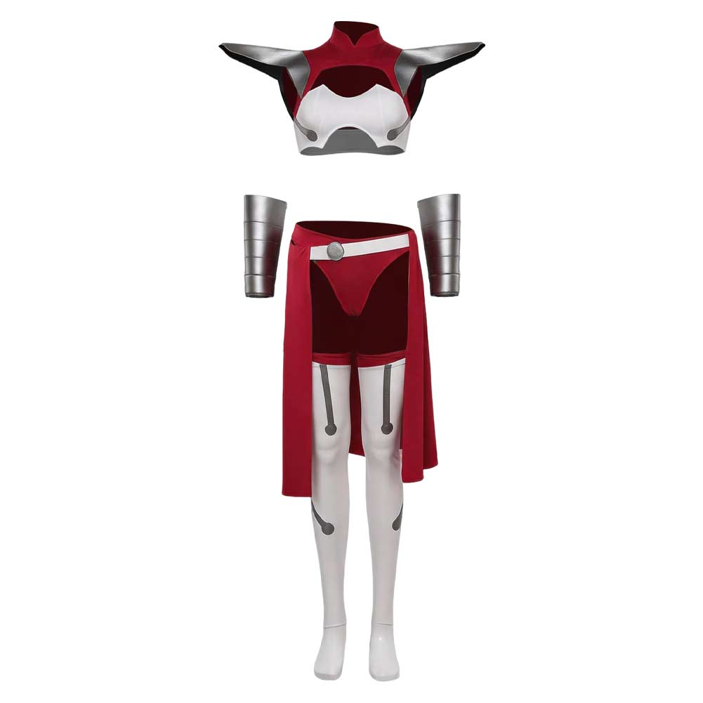 Sasha Hammer rot Kostüm Invincible Sasha Cosplay Outfit