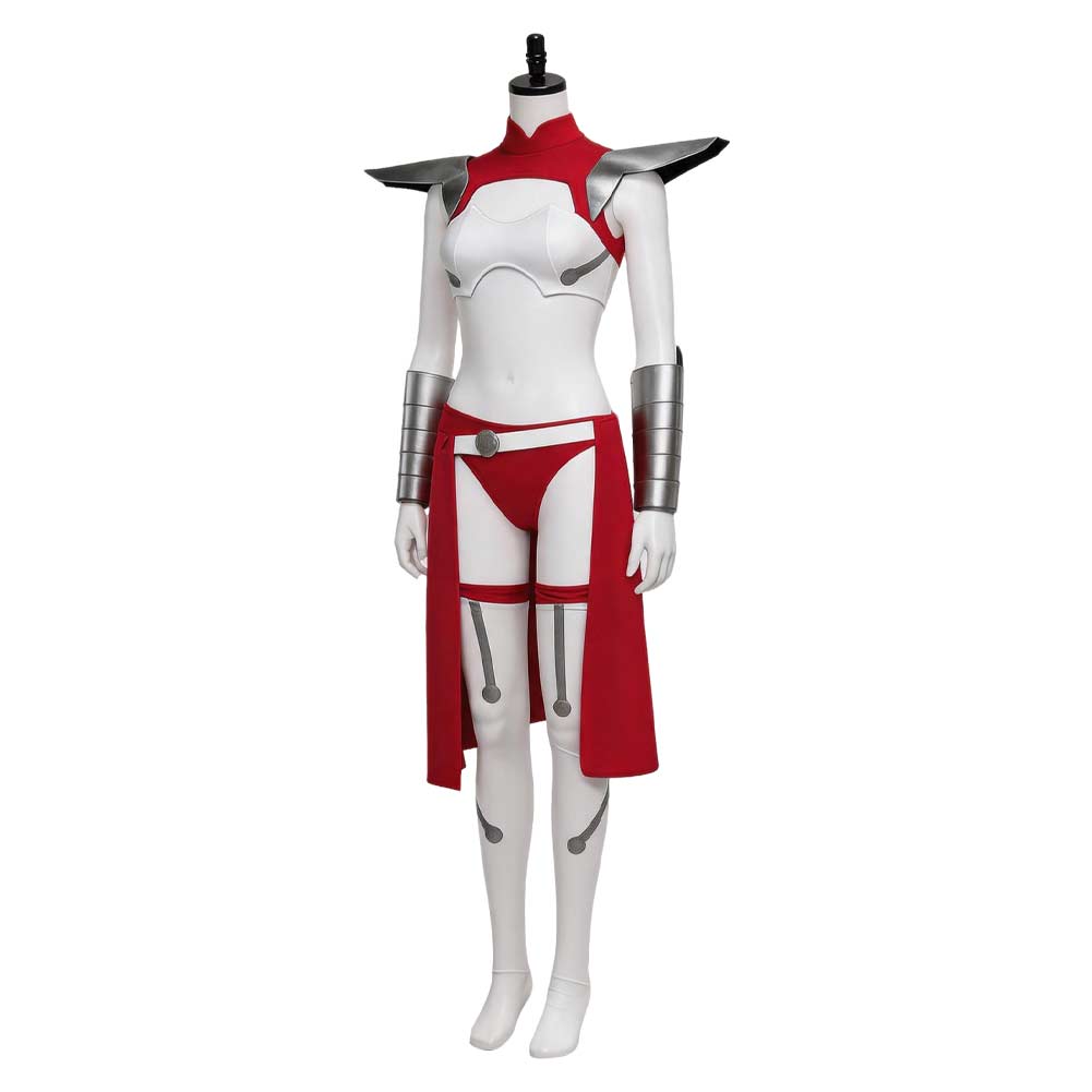 Sasha Hammer rot Kostüm Invincible Sasha Cosplay Outfit