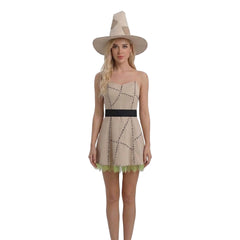 Scarecrow braun Kostüm Set Absolute‑Batman Scarecrow Cosplay Outfit 