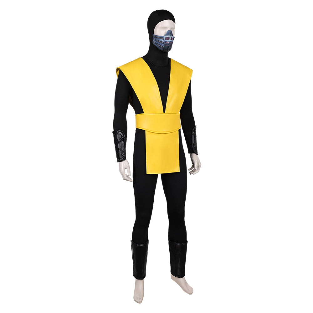Scorpion Costume Set Mortal Kombat Scorpion Cosplay Outfits