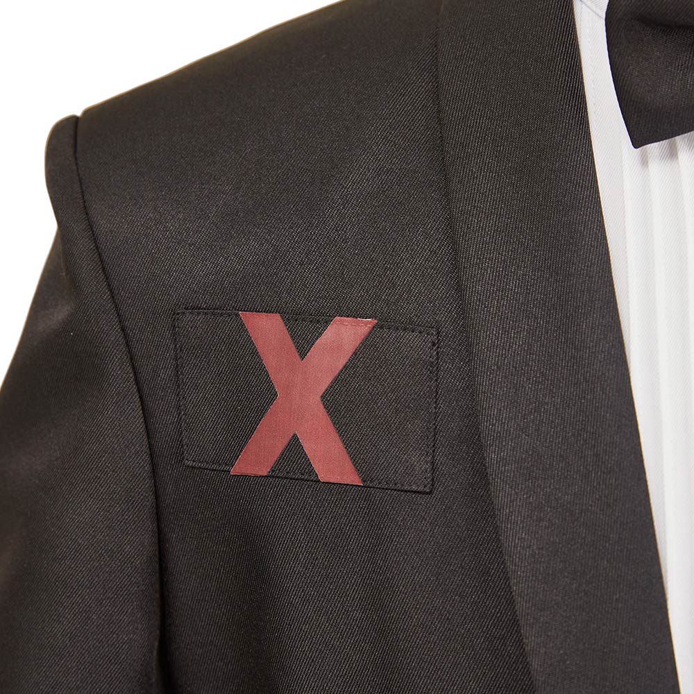 Seong Gi-hun Schwarz Anzug Oberteil Squid Game Cosplay Kostüm